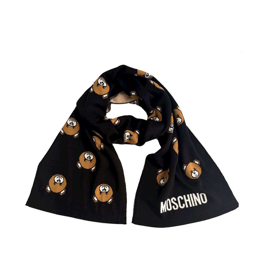 Sciarpa misto lana-MOSCHINO