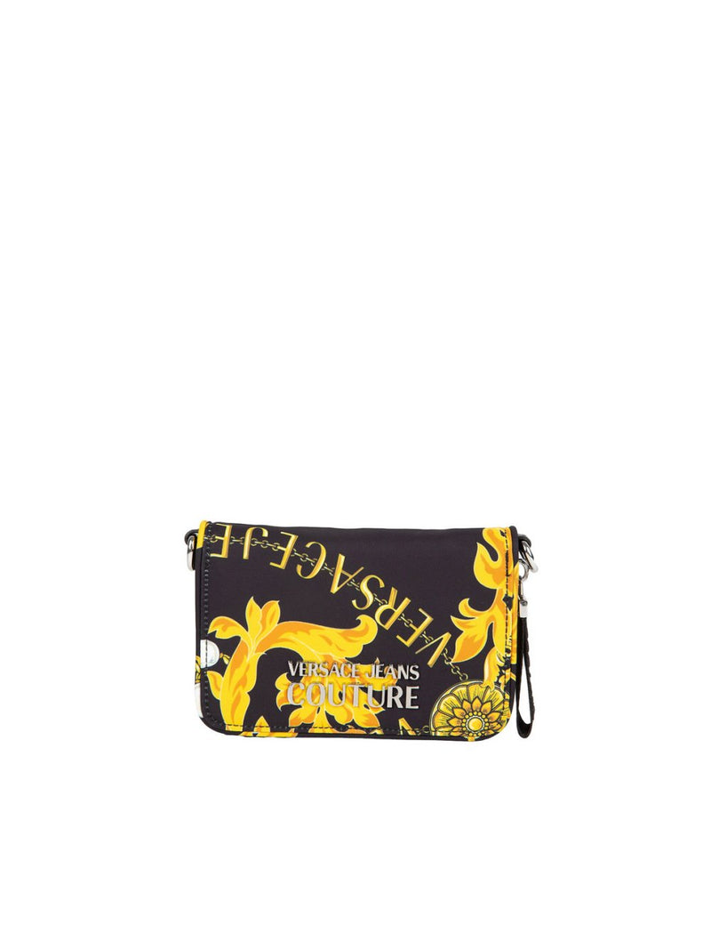 Clutch con stampa-VERSACE