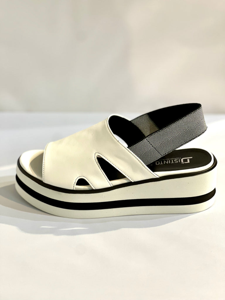 Sandalo comfort bianco-DISTINTO