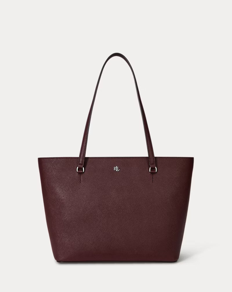 Tote Karly media in pelle tratteggiata