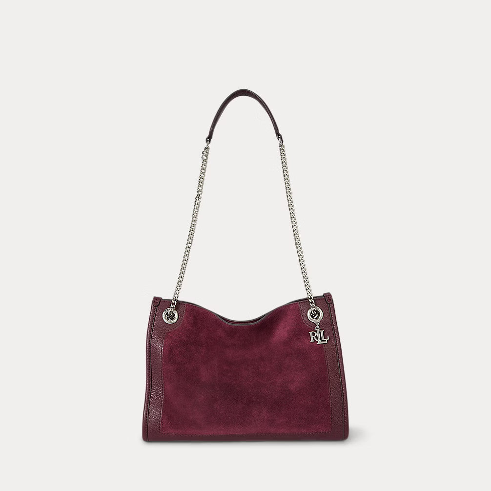 Tote Bradley media in camoscio e pelle