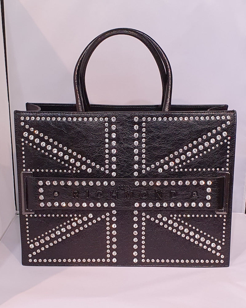 Shopper con borchie grande