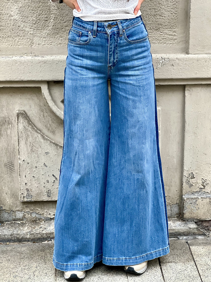 Jeans a palazzo-DISTINTO